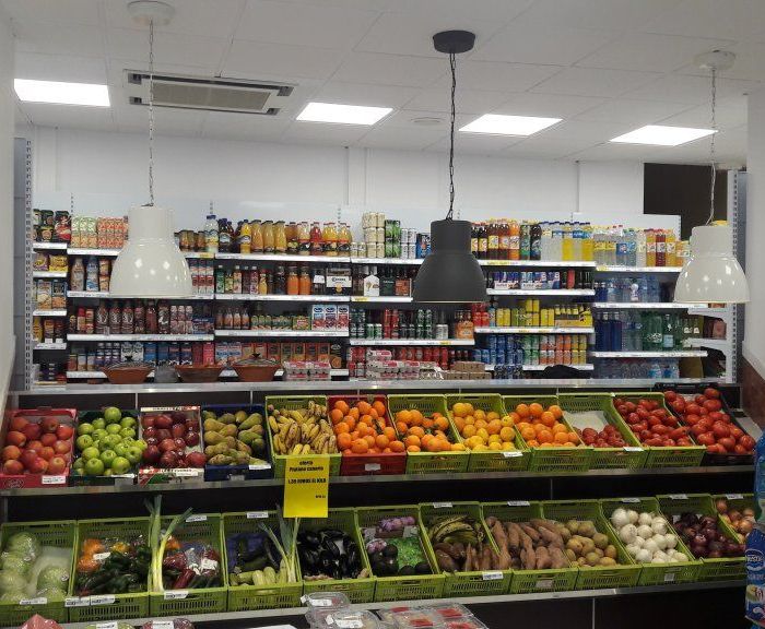 Mallorquina de estanterías Estantería con frutas