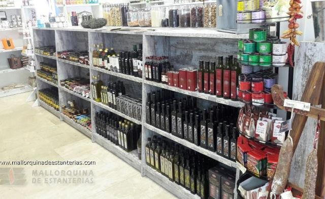 Mallorquina de estanterías estantería con productos